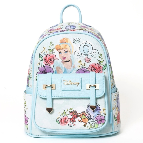NEW WondaPop Disney Princess Cinderella 11” Vegan Leather Mini Adult Backpack - Picture 1 of 4